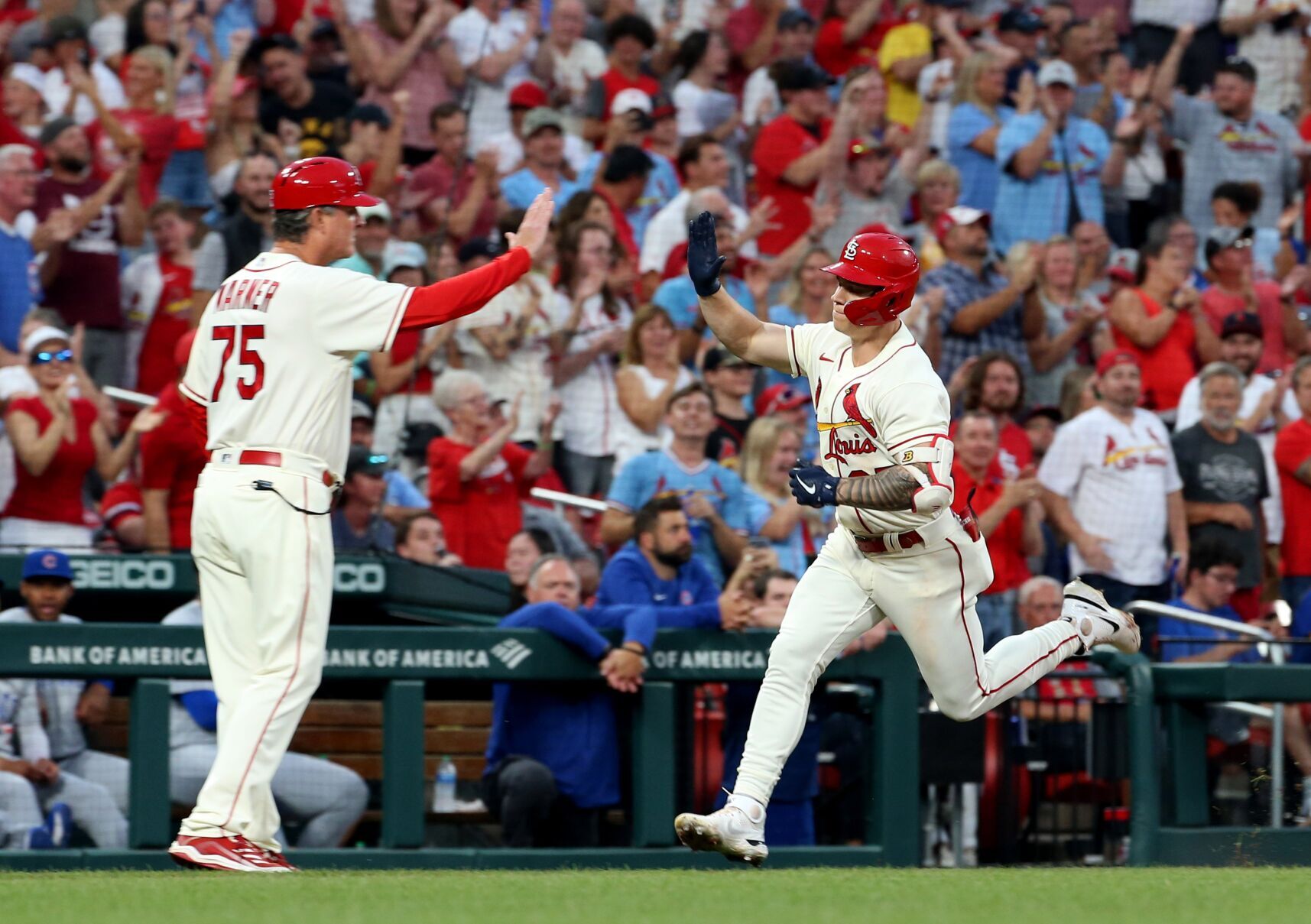 St. Louis Cardinals face Chicago Cubs